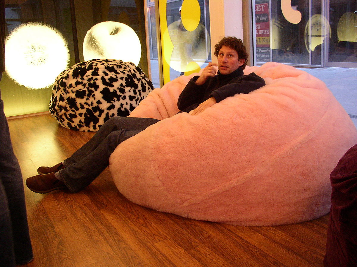 The best bean bags have a sense of style about them  ... photo by CC user davemorris on Flickr